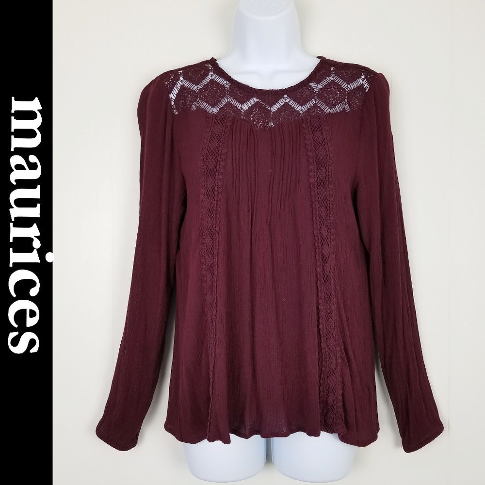 BOHO CHIC CRINKLE RAYON FABRIC (MACRAME AND LACE)!